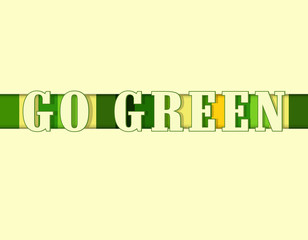 poster go green