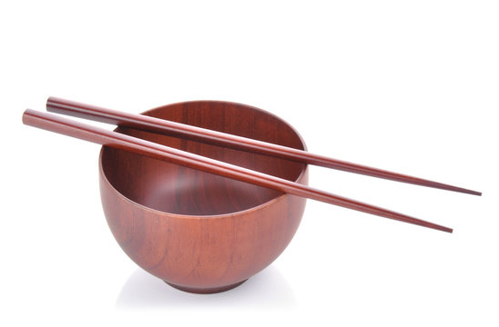 Japanische Essen. Suschi Schalen aus Holz