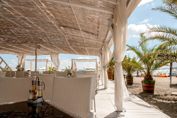 Restaurant on the beach