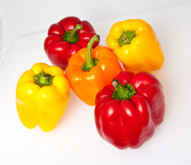 Peppers of Various Colors