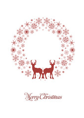 Kranz Merry Christmas Motiv