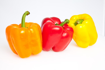 Peppers of Red, Yellow, and Orange