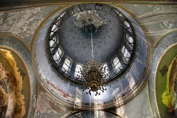 Rolgordijnen Saint Sofia Russian Orthordox Church Inside Dome Harbin China © Bill Perry