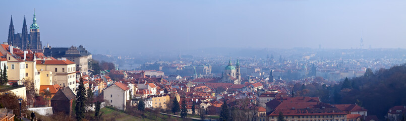 Obraz premium Panorama of Prague