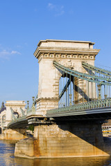 Szechenyi Chain Bridge in Budapest