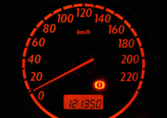 Accelerating sport-car