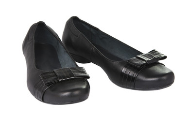 black shoes isolated