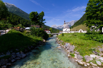 Fototapeta na wymiar Ramsau in Oberbayern