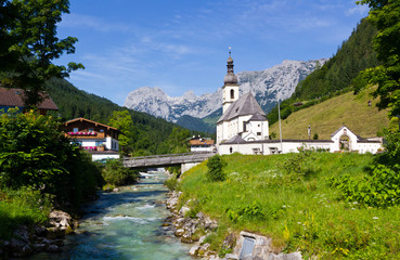 Fototapeta na wymiar Ramsau w Oberbayern