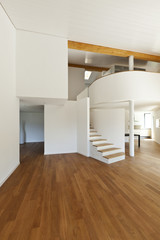 interior modern house, large open space