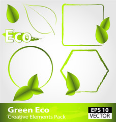 Green ecology design elements
