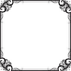 frame with a pattern