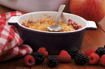 Crumble aux fruits