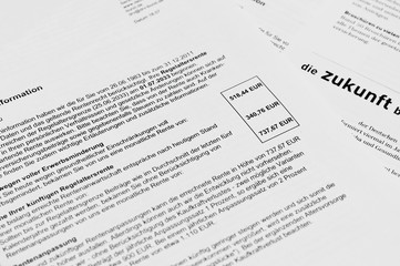 Obraz premium Rente in Deutschland