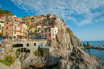 Fototapeta na wymiar Wieś Manarola, Cinque Terre, Włochy