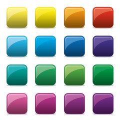 16 colour Vektor Button