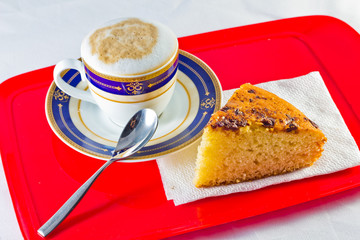 Cappuccino e brioche
