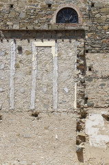 old house facade detail