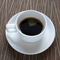 a cup of coffee