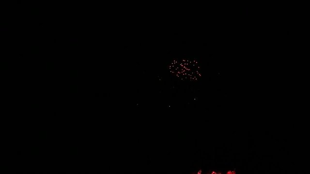 Feuerwerk am Himmel