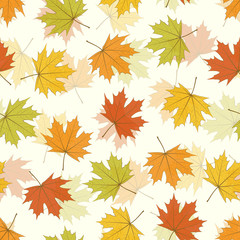 Maple Leaf Seamless Background