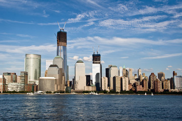 Obraz premium Downtown Manhattan et la Freedom tower -New York