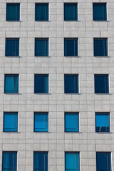 windows of the multi-storey building