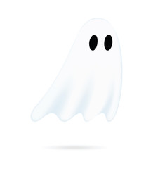 Illustrated ghost cartoon