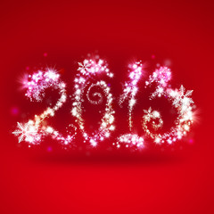 Happy New Year 2013 Greeting Card Template