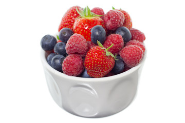 Mixed berries - strawberries, raspberries and blueberries