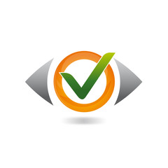 logo validation, oeil