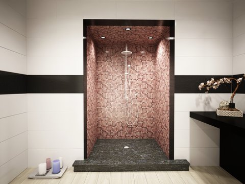 doccia lusso benessere sauna bagno interior