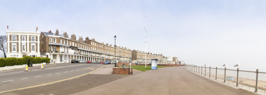 ramsgate seafront promenade kent england