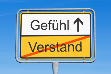 Obraz premium Verstand und Gefühl