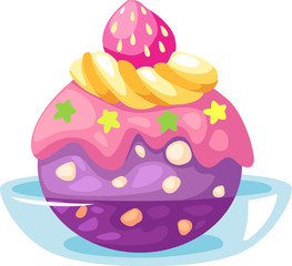 Ice cream vector illustration