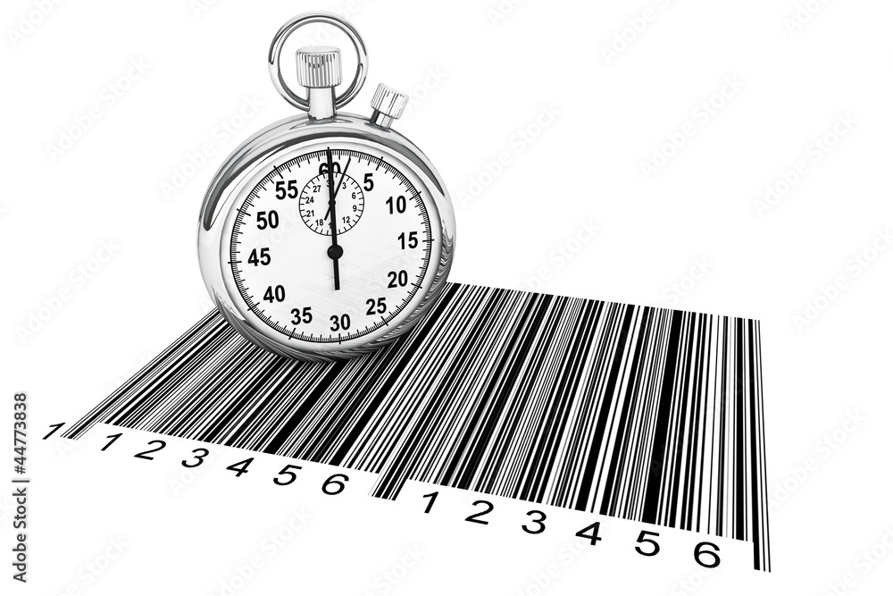 Poster StopWatch with bar code