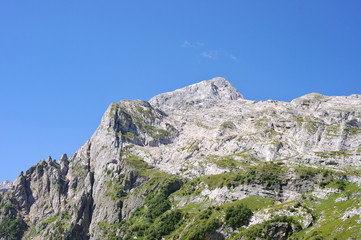 Mountain peak Fisht near the Sochi in summer sunny day
