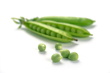 Ripe pea vegetable