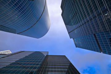 Fototapeta na wymiar modern skyscrapers