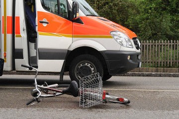Unfall mit Fahrrad