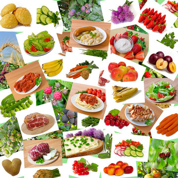 Collage "Lebensmittel"