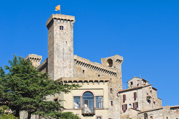 Panoramic view of Bolsena. Lazio. Italy.