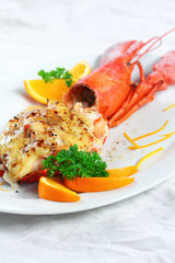 Lobster thermidor salad 