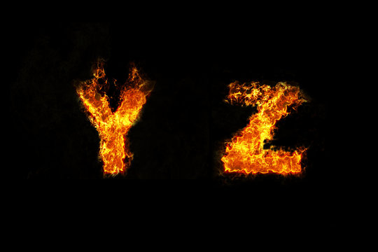Fire on letter YZ