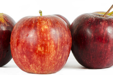 close up on apples