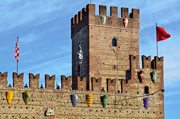marostica torre castello piazza scacchi provincia di vicenza