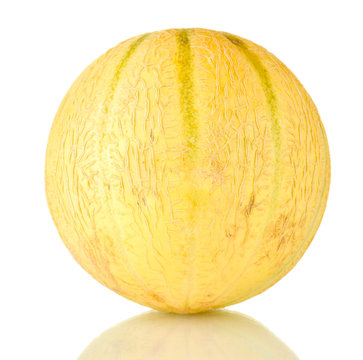 sweet melon isolated on white background