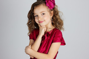 Portrait of a lovely little girl