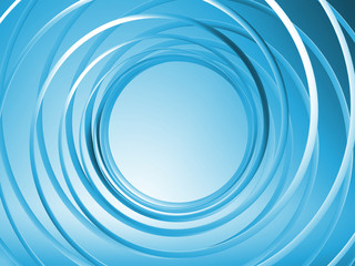 Blue 3d spiral background