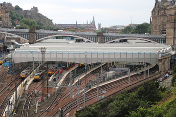 Railway station Edinburgh